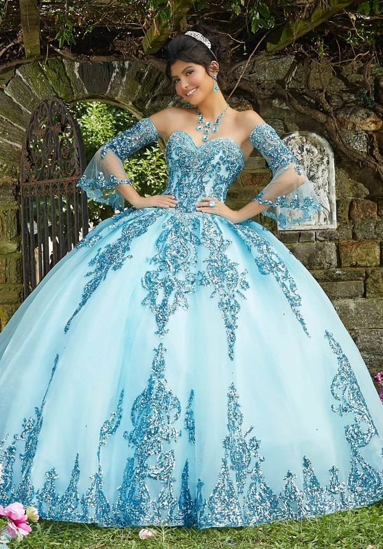 Mori Lee 89255 Bell Sleeve Quince Dress 10 Mori Lee 89255 Bell Sleeve Quince Dress - Image 10