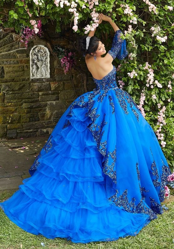 Mori Lee 89255 Bell Sleeve Quince Dress 7 Mori Lee 89255 Bell Sleeve Quince Dress - Image 7