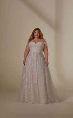 Mori Lee 3394 Laurentina Embroidered Strapless Plus Size Wedding Gown -Fashion wedding dress mjpsw f23 3394 04