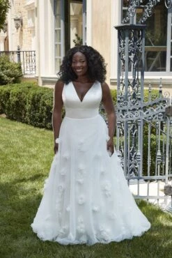 Mori Lee 3411 Neve Plus Size Wedding Dress