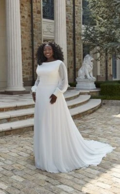 Mori Lee 3413 Nellie Plus Size Wedding Dress