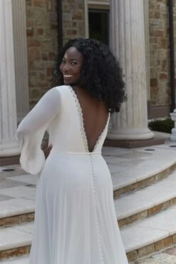 Mori Lee 3413 Nellie Plus Size Wedding Dress -Fashion wedding dress mjpsw s24 3413 05