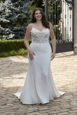 Mori Lee 3414 Nina Plus Size Wedding Dress