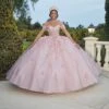 Mori Lee 60181 Sheer Bodice Off The Shoulder Quinceanera Dress