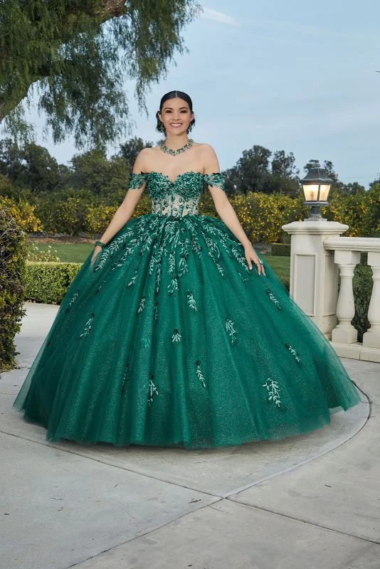 Mori Lee 60181 Sheer Bodice Off The Shoulder Quinceanera Dress 4 Mori Lee 60181 Sheer Bodice Off The Shoulder Quinceanera Dress - Image 4