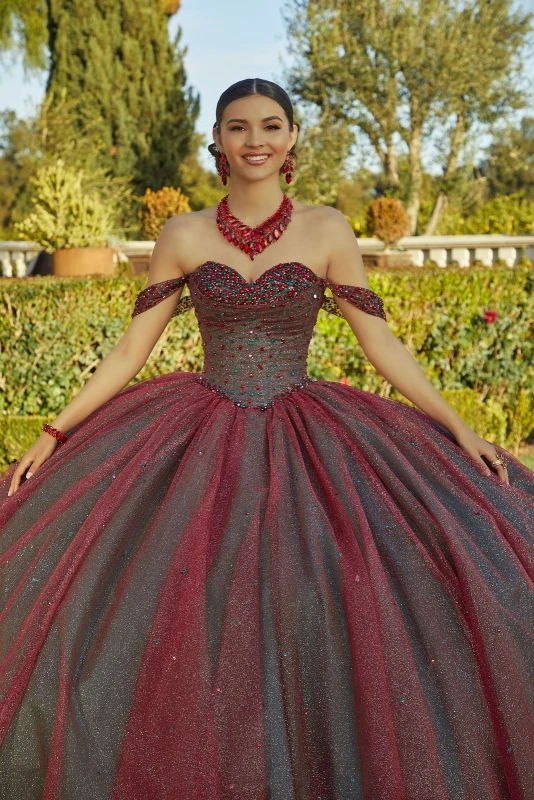 Mori Lee 60184 Basque Waist Ruched Bodice Quinceanera Dress 6 Mori Lee 60184 Basque Waist Ruched Bodice Quinceanera Dress - Image 6