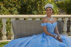 Mori Lee 60185 3D Flowers Sheer Bodice Quinceanera Dress 13 Mori Lee 60185 3D Flowers Sheer Bodice Quinceanera Dress -Fashion wedding dress mlvss f23 60185 07