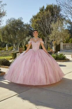 Mori Lee 89430 Cold Shoulder Back Bow Sweet 16 Dress -Fashion wedding dress mlvss f23 89430 04