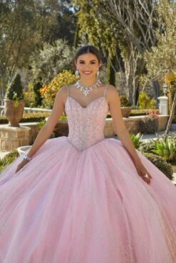 Mori Lee 89430 Cold Shoulder Back Bow Sweet 16 Dress -Fashion wedding dress mlvss f23 89430 05