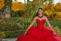 Mori Lee 89433 Floral Skirt Off The Shoulder Sweet 16 Dress 12 Mori Lee 89433 Floral Skirt Off The Shoulder Sweet 16 Dress -Fashion wedding dress mlvss f23 89433 06