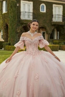 Mori Lee 89434 Puff Sleeve Multi-Way Sweet 16 Dress -Fashion wedding dress mlvss f23 89434 06