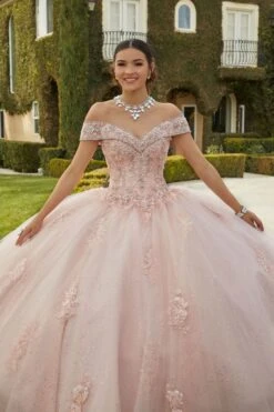 Mori Lee 89434 Puff Sleeve Multi-Way Sweet 16 Dress -Fashion wedding dress mlvss f23 89434 07