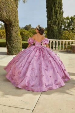 Mori Lee 89436 Puff Sleeve Metallic Sweet 16 Gown 7 Mori Lee 89436 Puff Sleeve Metallic Sweet 16 Gown -Fashion wedding dress mlvss f23 89436 03