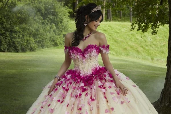 Mori Lee 60191 Cherry Blossom Quinceanera Dress 2 Mori Lee 60191 Cherry Blossom Quinceanera Dress - Image 2