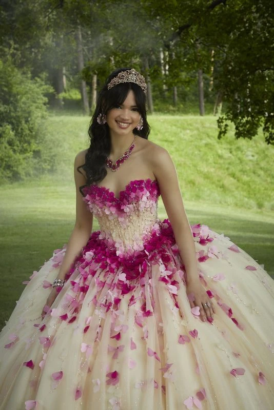 Mori Lee 60191 Cherry Blossom Quinceanera Dress 3 Mori Lee 60191 Cherry Blossom Quinceanera Dress - Image 3