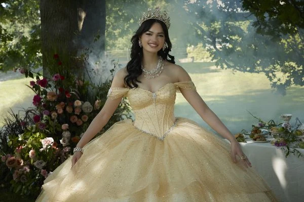 Mori Lee 60193 Gold Quinceanera Dress 2 Mori Lee 60193 Gold Quinceanera Dress - Image 2