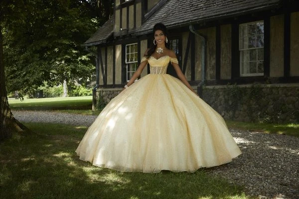 Mori Lee 60194 Gold Quinceanera Dress 1 Mori Lee 60194 Gold Quinceanera Dress