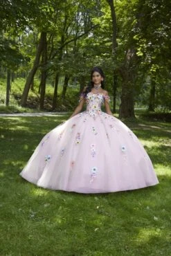 Mori Lee 89446 Blush/Multi Quinceanera Dress