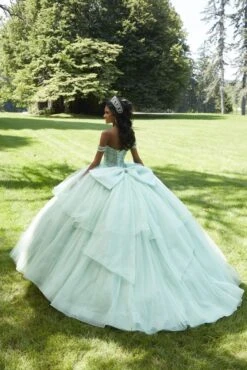 Mori Lee 89449 Bubble Quinceanera Dress -Fashion wedding dress mlvss s24 89449 06