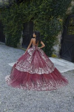 Mori Lee 89452 Sangria/Gold Quinceanera Dress 7 Mori Lee 89452 Sangria/Gold Quinceanera Dress -Fashion wedding dress mlvss s24 89452 03