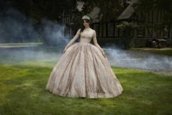 Mori Lee 89455 Gold Quinceanera Dress