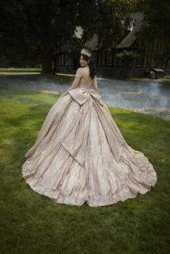 Mori Lee 89455 Gold Quinceanera Dress -Fashion wedding dress mlvss s24 89455 03