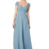 Mori Lee 13106 Cap Sleeve Bridesmaid Dress