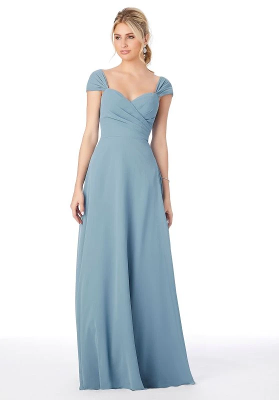 Mori Lee 13106 Cap Sleeve Bridesmaid Dress 1 Mori Lee 13106 Cap Sleeve Bridesmaid Dress