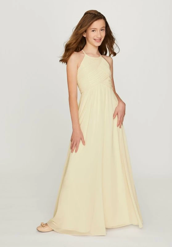 Mori Lee 13203 Cutout Back Halter Neck Junior Bridesmaid Dress 3 Mori Lee 13203 Cutout Back Halter Neck Junior Bridesmaid Dress - Image 3