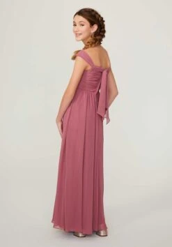 Mori Lee 13213 Off The Shoulder Tie Back Junior Bridesmaid Dress -Fashion wedding dress mori lee 13213 off the shoulder tie back junior bridesmaid dress 03.998