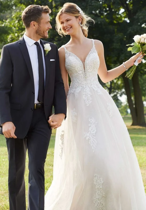 Mori Lee 2120 In Stock Wedding Dress 2 Mori Lee 2120 In Stock Wedding Dress - Image 2