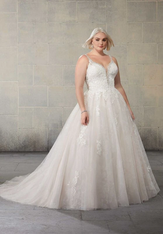 Mori Lee 2120 In Stock Wedding Dress 4 Mori Lee 2120 In Stock Wedding Dress - Image 4