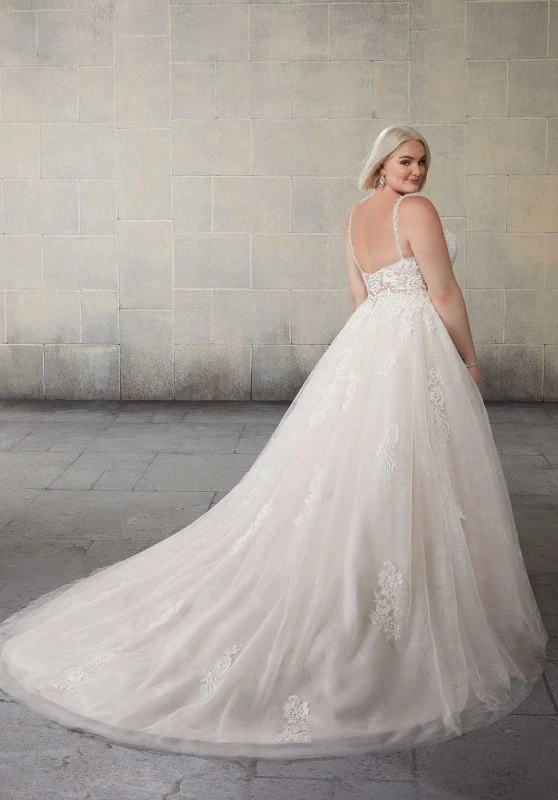 Mori Lee 2120 In Stock Wedding Dress 5 Mori Lee 2120 In Stock Wedding Dress - Image 5
