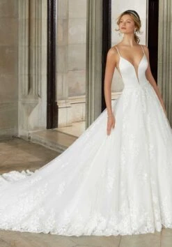 Mori Lee 2125W Suki Spaghetti Strap Bridal Dress 15 Mori Lee 2125W Suki Spaghetti Strap Bridal Dress -Fashion wedding dress mori lee 2125w suki spaghetti strap bridal dress 08.757