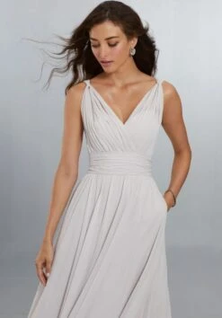 Mori Lee 21553 V-Neck Bridesmaid Dress 6 Mori Lee 21553 V-Neck Bridesmaid Dress -Fashion wedding dress mori lee 21553 v neck bridesmaid dress 03.340