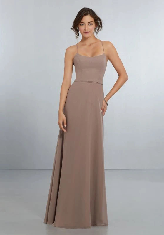 Mori Lee 21559 Tie-Back Bridesmaid Dress 1 Mori Lee 21559 Tie-Back Bridesmaid Dress