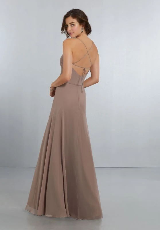 Mori Lee 21559 Tie-Back Bridesmaid Dress 2 Mori Lee 21559 Tie-Back Bridesmaid Dress - Image 2