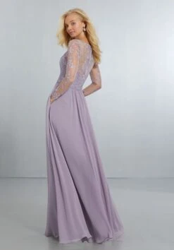 Mori Lee 21561 Illusion Long-Sleeve Bridesmaid Dress 7 Mori Lee 21561 Illusion Long-Sleeve Bridesmaid Dress -Fashion wedding dress mori lee 21561 illusion long sleeve bridesmaid dress 04.340