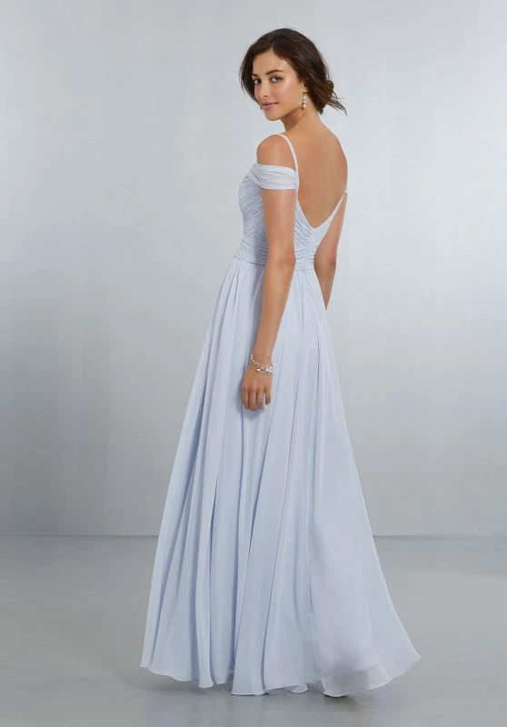 Mori Lee 21566 Long Bridesmaid Dress With Pockets 3 Mori Lee 21566 Long Bridesmaid Dress With Pockets - Image 3