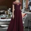 Mori Lee 21585 Short Sleeve Bridesmaid Dress