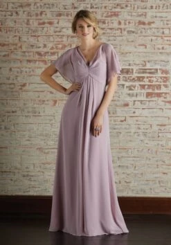 Mori Lee 21594 Batwing Sleeve Bridesmaid Dress