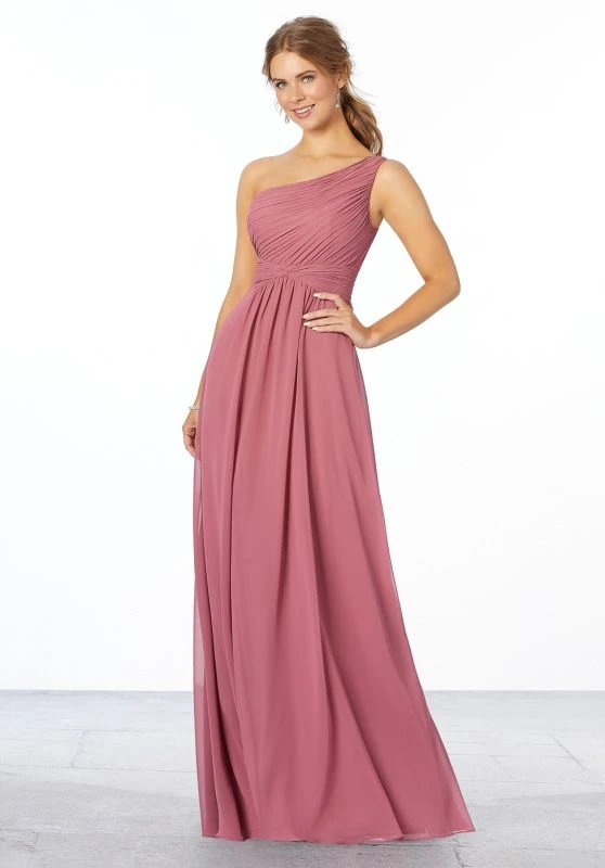 Mori Lee 21662 One Shoulder Bridesmaid Dress 1 Mori Lee 21662 One Shoulder Bridesmaid Dress