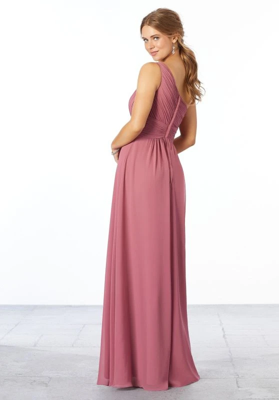 Mori Lee 21662 One Shoulder Bridesmaid Dress 3 Mori Lee 21662 One Shoulder Bridesmaid Dress - Image 3