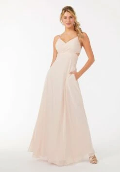 Mori Lee 21702 Cutout Side Bridesmaid Dress