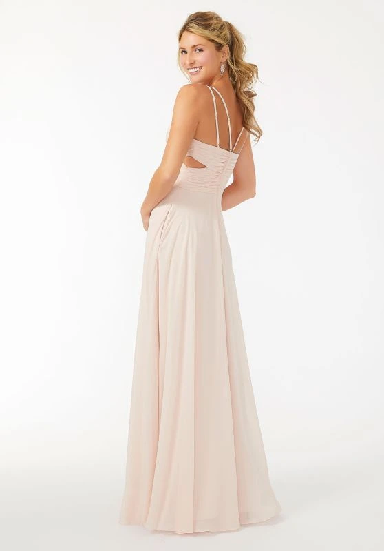 Mori Lee 21702 Cutout Side Bridesmaid Dress 3 Mori Lee 21702 Cutout Side Bridesmaid Dress - Image 3
