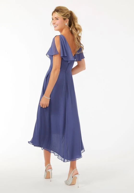 Mori Lee 21704 Flounce Top Bridesmaid Dress - Stock Only 3 Mori Lee 21704 Flounce Top Bridesmaid Dress - Stock Only - Image 3