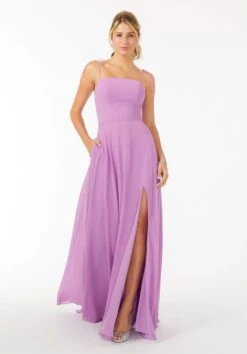 Mori Lee 21705 Slit Skirt Bridesmaid Dress