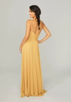Mori Lee 21755 Ruched Bodice Tie Back Bridesmaid Dress -Fashion wedding dress mori lee 21755 ruched bodice tie back bridesmaid dress 03.937