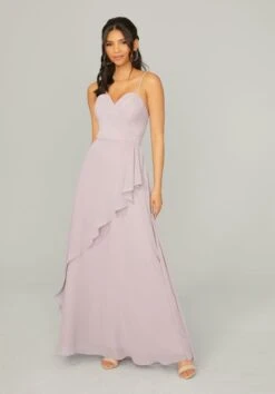 Mori Lee 21762 Ruffle Skirt Removable Straps Bridesmaid Dress - Stock Only