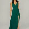 Mori Lee 21771 High Slit V-Neck Bridesmaid Dress